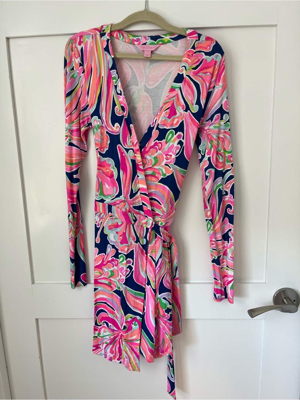 Lilly Pulitzer Tiki Wrap Romper XS